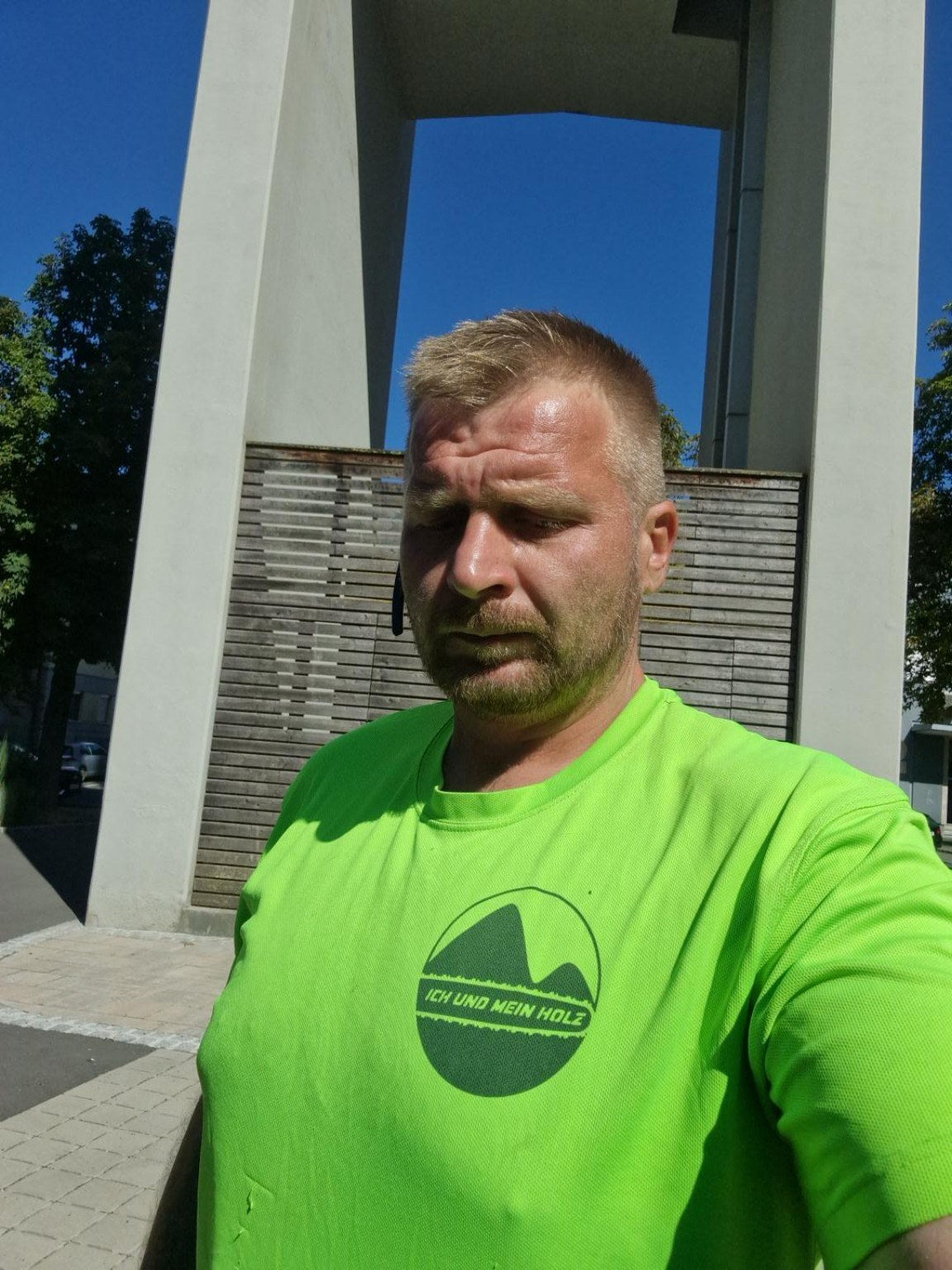 Martin Krenn in seiner Arbeitskleidung